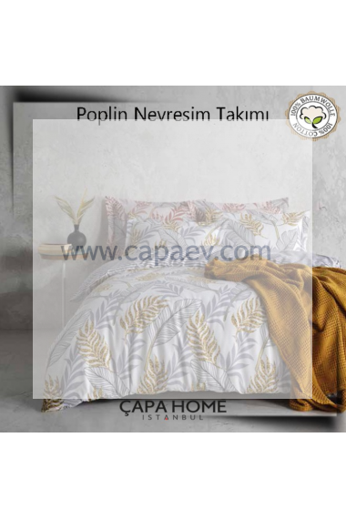 Çapa Home Poplin Nevresim Takımı %100 pamuk